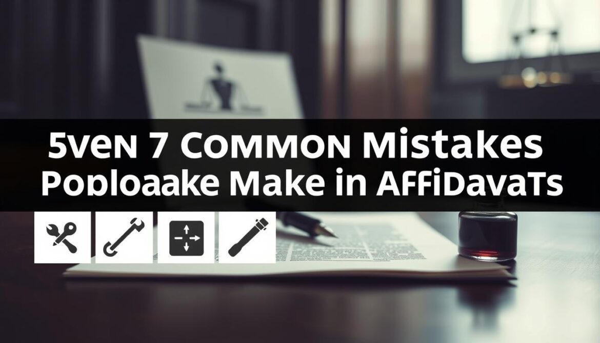 7 Common Mistakes People Make in Affidavits (Avoid These!)