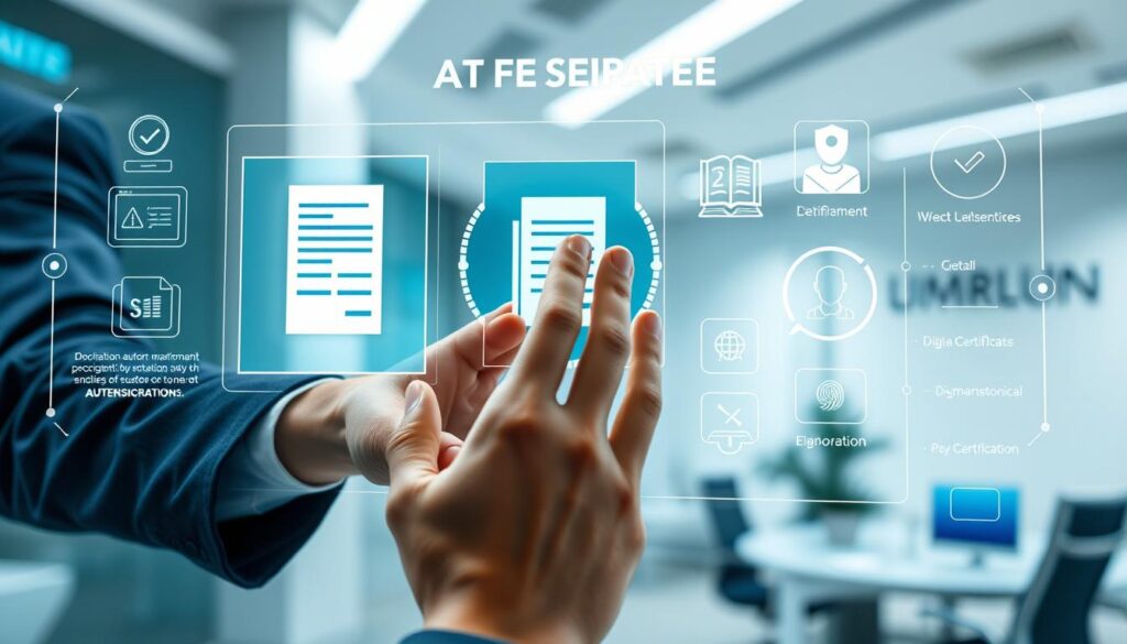 Digital notarization process showing blockchain verification for a Notary & Oath Commissioner 2025 Digital notarization process showing blockchain verification for a Notary & Oath Commissioner 2025