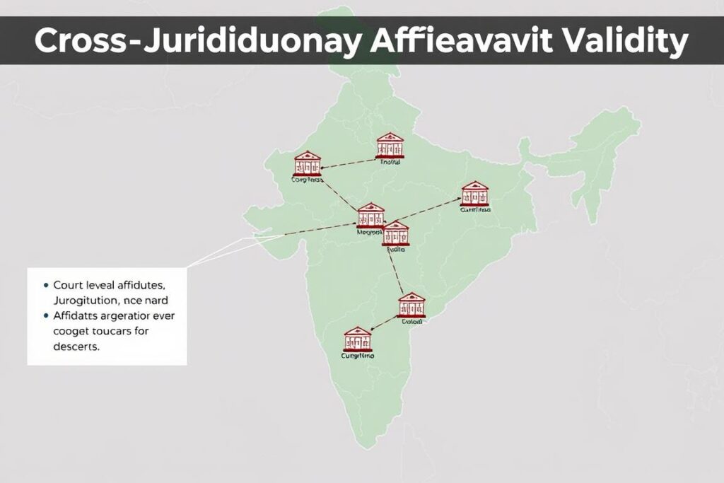 Map showing cross-jurisdictional validity of affidavits under 2025 rules Map showing cross-jurisdictional validity of affidavits under 2025 rules
