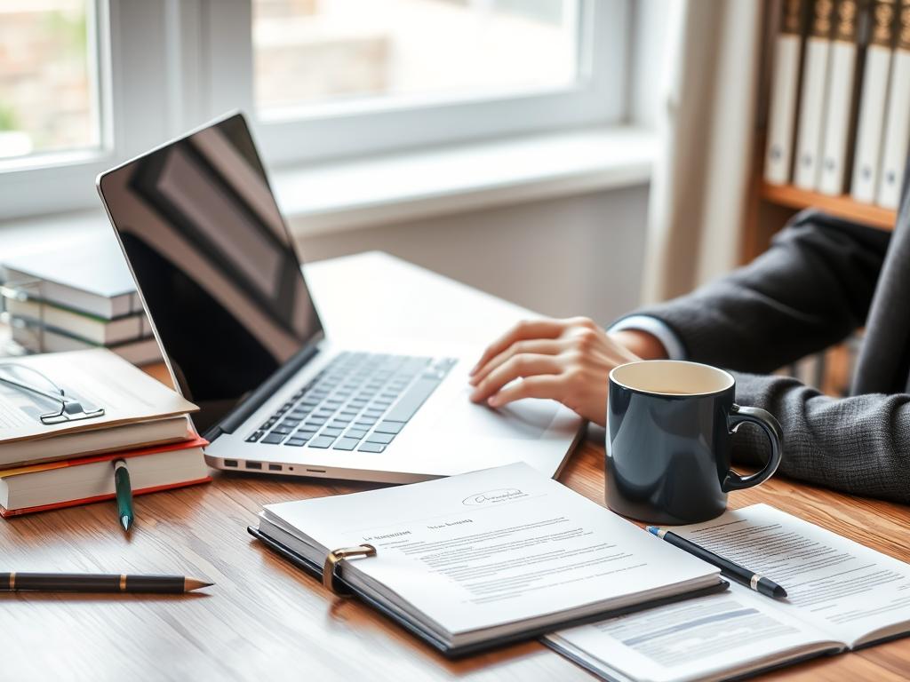 Person researching legal document requirements online Person researching legal document requirements online