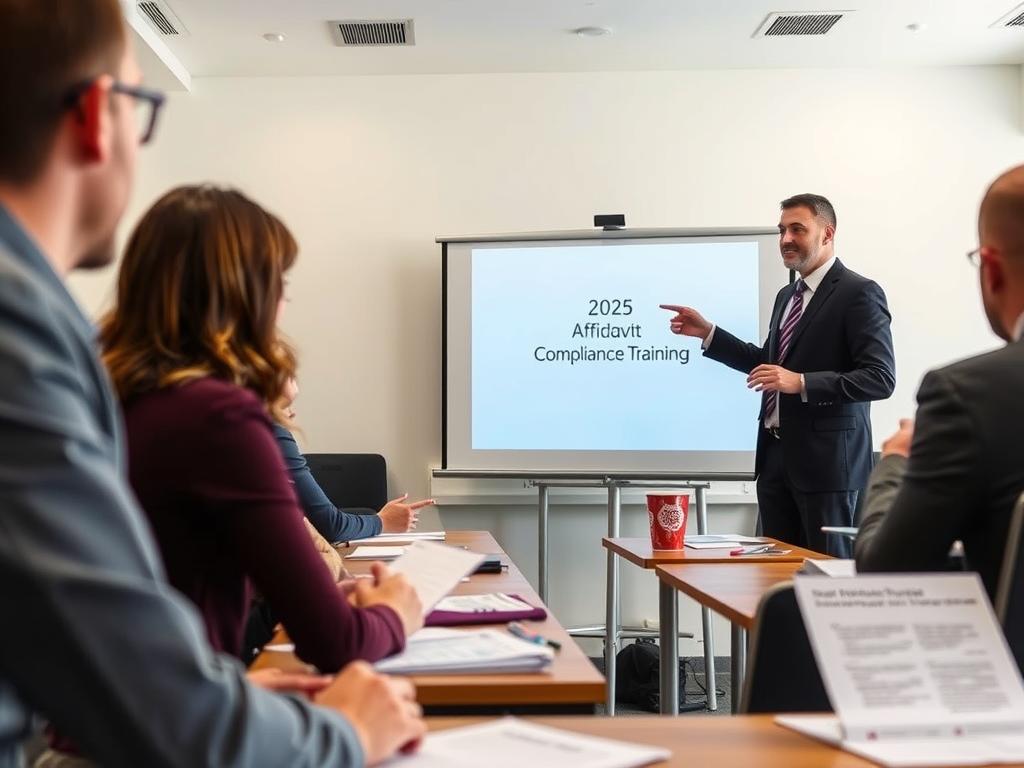 Professional conducting training on new Affidavit Rules 2025 updates Professional conducting training on new Affidavit Rules 2025 updates